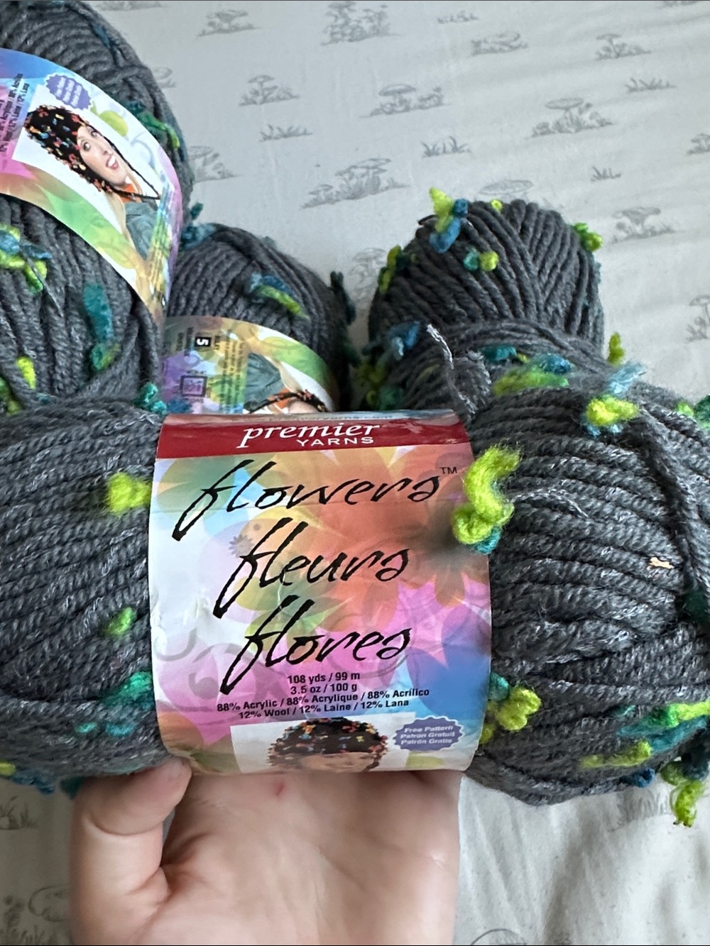 Bundle of 5 Flowers Premier Yarns - Picture 3 of 8